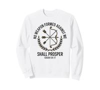 Isaías 54:17 Protección de Armas espirituales Sudadera