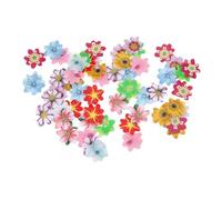 ISAKEN 120 Piezas Flores Comestibles para Pastel Oblea Papel Flor Adornos para Pastel Papel de Arroz Pegajoso Decoración de Flores, Adornos para Pasteles para Fiestas de Cumpleaños, Bodas