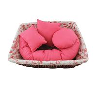 ISAKEN Almohada de Apoyo para Bebé, Accesorios para Posar para Bebés, Fotografía de Bebés Anillo de Trigo + Almohada Modeladora, Accesorios de Fotografía para Bebés Recién Nacidos