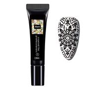 ISAKEN Esmaltes de Uñas en Stamping Gel, Esmalte Stamping Profesional 8ml para Estampar, Pegamento de Transferencia para Uñas, Regalos para Damas Y Niñas