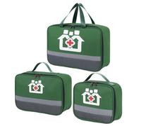 ISAKEN Kit de primeros auxilios vacío bolsa de primeros auxilios grande bolsa de medicina de viaje mini caja de supervivencia para el hogar, al aire libre, oficina, montañismo, camping
