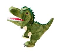 ISAKEN Marioneta de mano de dinosaurio, marioneta de mano de peluche de dinosaurio, simulación animal dinosaurio, peluche para Navidad, cumpleaños, Halloween