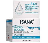 ISANA Hydro Booster 24h Crema Gel 50 ml para pieles deshidratadas, con hialurón, hasta un 34% de acumulación de humedad después de 2h*, complejo hidro-24h, vegano