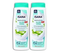 ISANA - Lote de 2 lociones corporales de aloe vera (2 unidades, 400 ml)