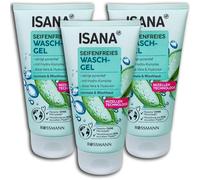 ISANA MED 3 unidades de gel de lavado sin jabón ISANA 3 x 150 ml
