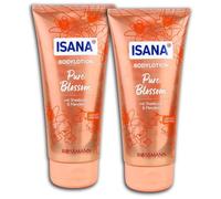 ISANA Pure Blossom - Lote de 2 lociones corporales (2 unidades, 200 ml)