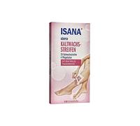 ISANA - Tiras de cera fría para cuerpo (20 unidades, con aloe vera y aceite de semilla de uva, 20 tiras de cera fría y 4 toallitas de cuidado, para piernas y cuerpo)