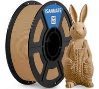 iSANMATE Filamento mate PLA de 1,75 mm, filamento PLA mate de alta velocidad de 1 kg (2,2 libras) para impresora 3D Bambu Lab, AMS, AMS Lite, precisión dimensional +/- 0,02 mm, 30-300 mm/s