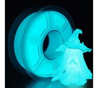 iSANMATE Filamento PLA 1.75 1kg, Glow in the Dark Azul PLA Filament para Impresora 3D, PLA Fosforescente Material Precisión +/- 0.03 mm