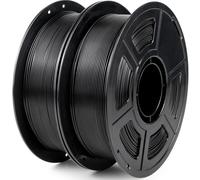 iSANMATE Filamento PLA de Alta Velocidad de 2KG, 1,75 mm Filamento Hyper PLA 3D, 1 kg x 2 bobinas, Precisión Dimensional +/- 0,02 mm, 30-600 mm/s (Negro+Negro)