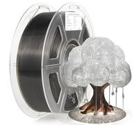 iSANMATE Filamento PLA+ Transparente de Alta Velocidad, Precisión Dimensional +/- 0.02mm, Clear Filamento PLA Plus, Filamento 3D de Alta Eficiencia para Impresora de 1KG