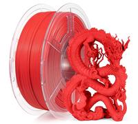 iSANMATE High Speed Filamento PLA para Impresora 3D, Filamento PLA 1.75 mm +/- 0.02 mm, Adecuado para Impresión Rápida, Soporta Velocidades de Impresión de 30 a 600 mm/s (PL Red)