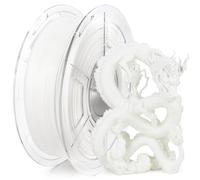 iSANMATE High Speed Filamento PLA para Impresora 3D, Filamento PLA 1.75 mm +/- 0.02 mm, Adecuado para Impresión Rápida, Soporta Velocidades de Impresión de 30 a 600 mm/s (PLA+White)