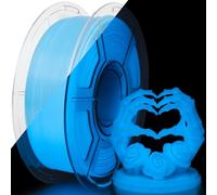 iSANMATE PETG Glow in the Dark Filamento 1,75 mm, Filamento para impresora 3D Bobina de 1 kg, Precisión dimensional +/- 0,03 mm