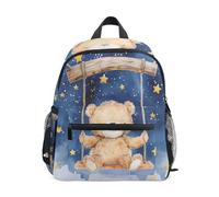 ISAOA Bear - Mochila escolar pequeña para niños, mochila de hombro para preescolar, mochila escolar de jardín de infantes, mochila casual para niños y niñas