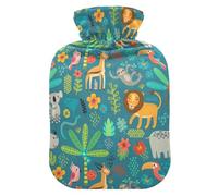 ISAOA Bolsa de agua caliente de animales de la selva, M
