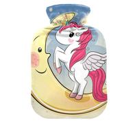 ISAOA Bolsa de agua caliente de unicornio en la luna, S