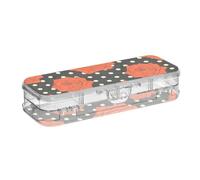 ISAOA Estuche brillante sin costuras floral con tapa a presión, estuche transparente de doble cubierta con 4 reglas, organizador de almacenamiento de bolígrafos para la escuela y la oficina