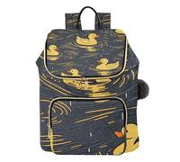 ISAOA Little Yellow Duck in The Water - Mochila de moda para mujer, bolso de hombro, casual, mochila de viaje, bolsa de mujer, 15 L