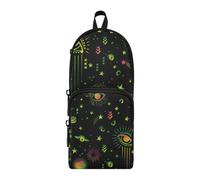 ISAOA Mnsruu - Estuche para lápices de gran capacidad con múltiples bolsillos, galaxia espacial, bolsa de constelación, bolsa para escuela, oficina, adolescentes, niñas y niños, N.º 84, Talla única,
