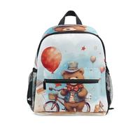 ISAOA Mochila escolar pequeña Bicker Bear para niños, mochila de hombro para preescolar, mochila escolar de jardín de infantes, mochila casual para niños y niñas
