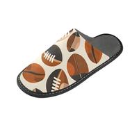 ISAOA Pantuflas de casa antideslizantes, lavables, reutilizables, para mujeres y hombres, suela acolchada, para deportes, rugby, hogar, interior, invitados, hotel, fiesta, pantuflas
