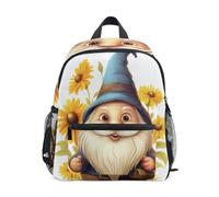 ISAOA Sunflowers Dwarf - Mochila escolar pequeña para niños, mochila de hombro para preescolar, mochila escolar para jardín de infantes, mochila escolar casual para niños y niñas