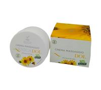 ISB - Crema de masaje corporal con 10% de árnica orgánica, 300 ml, con aloe vera orgánico a base de agua termal de la isla de Ischia
