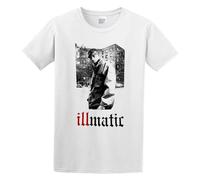 Isb Products Ill Street Blues Golden Era Real Hip Hop Illmatic T-Shirt Graphic tee Printed Top Mens White Shirt XXL