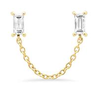 ISCBAFYX 1/2 Pendientes de Gota de Agua de Plata de Ley 925, Pendientes de Cristal de Colores Brillantes para Mujer, niñas, Damas CZ Brincos Jewerly yc617 (Color de la Joya: H)