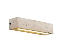 ISCBAFYX Aplique de Pared de Piedra Natural nórdica, lámpara de tocador de baño de mármol, lámpara de Pared Industrial de Granja Vintage para Dormitorio, mesita de Noche, Cocina, cabecero, Porche,