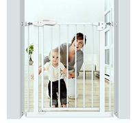 ISCBAFYX Barrera De Seguridad para Bebés, Valla De Protección para Escaleras para Bebés Y Niños Valla para Mascotas Puerta De Aislamiento Interior para El Hogar De 77 Cm De Alto Puerta De Seguridad