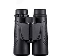 ISCBAFYX Binoculares 10X42 para Adultos con Bolsa de Transporte y Correa para el Hombro, HD FMC Banda Ancha Película Verde Binoculares portátiles para Exteriores Observación de Aves, Camping