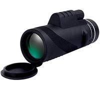 ISCBAFYX Binoculares portátiles Óptica HD de Alta Potencia Telescopio Monocular Zoom 40X60 días Doble Enfoque Impermeable súper Claro para Exteriores