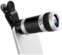 ISCBAFYX Binoculares portátiles Telescopio monocular de Alta Potencia, Lente de Vidrio óptico Revestido Totalmente versátil para observación de Aves, Camping, Vida Silvestre, Viajes para teléfonos