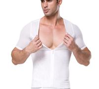 ISCBAFYX compresión Gynomástica Hombre Camisa Chaleco Entrenamiento de la Camiseta para el Cuerpo.