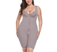ISCBAFYX Cuerpo Femenino Tallas Grandes Levantador De Glúteos Fajas Culo Falso Body Adelgazante Moldeadores De Bajo Pecho Traje De Ropa Interior para Mujer Fiesta Fajas cómodas (Color : Gray, Size :