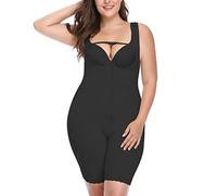 ISCBAFYX Cuerpo Femenino Tallas Grandes Levantador De Glúteos Fajas Culo Falso Body Adelgazante Underbust Shapers Ropa Interior Traje para Mujer Fiesta Fajas cómodas (Color : Black, Size : 3XL)