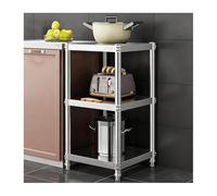 ISCBAFYX Estante de pie para Cocina, Estante para Panadero, encimera para Utensilios de Cocina, microondas, Olla arrocera: Almacenamiento Que Ahorra Espacio, 70 cm, 20 x 45 cm y Elegante.