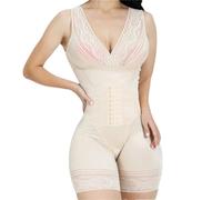 ISCBAFYX Femenina de fichas Bodysuit Control de abdomino Monta del Muslo Slimmer Entrenador de Cintura Completa Trajes de Cuerpo de Entrepierna Abierta