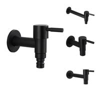 ISCBAFYX Grifo de baño Grifo de latón Grifos de jardín al Aire Libre Lavadora Fregona Lujo Antiguo Decorativo Cocina WC Bibcock (Verde Claro)
