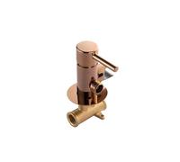 ISCBAFYX Grifo de bidé portátil Redondo de latón, rociador para Inodoro, baño Dorado, Juego de Pistola mezcladora Caliente y fría, Ducha de Limpieza (Cuerpo de válvula Rosa)