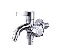 ISCBAFYX Grifo multifunción de 1 Pieza, Grifo Doble de Apertura rápida y fría, Grifo para Lavadora G1/2'(C)