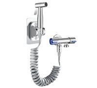 ISCBAFYX Grifo para bidé, pulverizador de Inodoro de Mano de Acero Inoxidable 304, Pistola portátil para Ducha, baño, autolimpieza (Paquete)