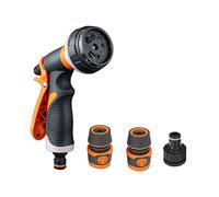 ISCBAFYX Kit de Manguera de riego Flexible para Lavado de Coches, riego Extensible para césped y jardín de 100 pies, aspersor por Goteo de la UE ampliamente Utilizado (Juego de pulverización de Agua)