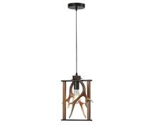 ISCBAFYX Lámpara de araña de Lujo con luz escandinava E27, Retro Creativa para Sala de Estar, Restaurante, Bar, B&B, cafetería, lámparas y linternas con Tarjetero, Q