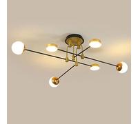 ISCBAFYX Lámpara de araña de Rama mágica, lámpara de Lujo Ligera, para Comedor, Dormitorio, Sala de Estar, 6 Cabezas