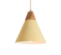 ISCBAFYX Lámpara de araña E27 de Estilo Minimalista nórdico, lámpara Colgante Personalizada de una Sola Cabeza, Pantalla de Metal, luz Colgante para decoración de Bar de Restaurante, luz de Techo