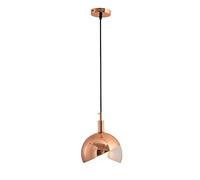 ISCBAFYX Lámpara De Araña Pequeña De Una Sola Cabeza,Lámpara Colgante De Vidrio De Metal De Estilo Retro,Accesorios De Iluminación De Techo De Montaje Empotrado,Lámpara Colgante De Decoración De Sala
