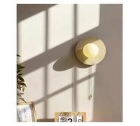 ISCBAFYX Lámpara de Pared LED Piedra de Cueva Amarilla Luz Redonda Dormitorio al Lado de la habitación Decoración Accesorio de iluminación Lámpara cambiable,